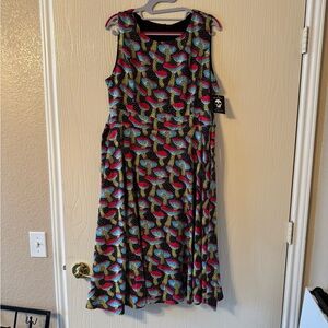 Neon Mushroom Women's Dress